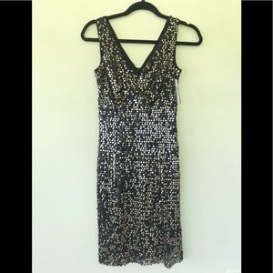 Sequined cocktail dress